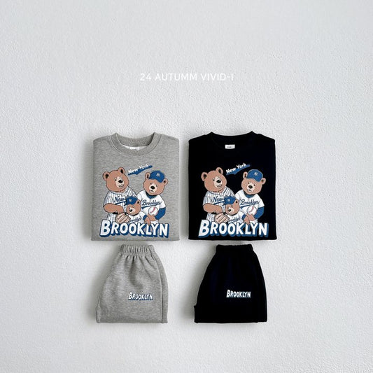 [VI84] Brooklyn Bear Top and Bottom Set