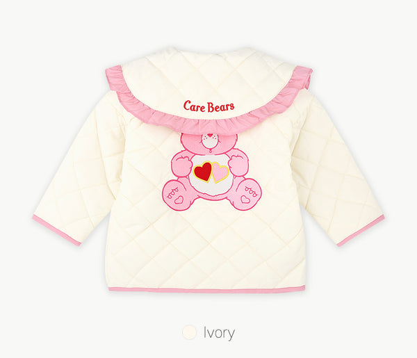 [CB15] Carebears Pink Frill Quilted Jumper