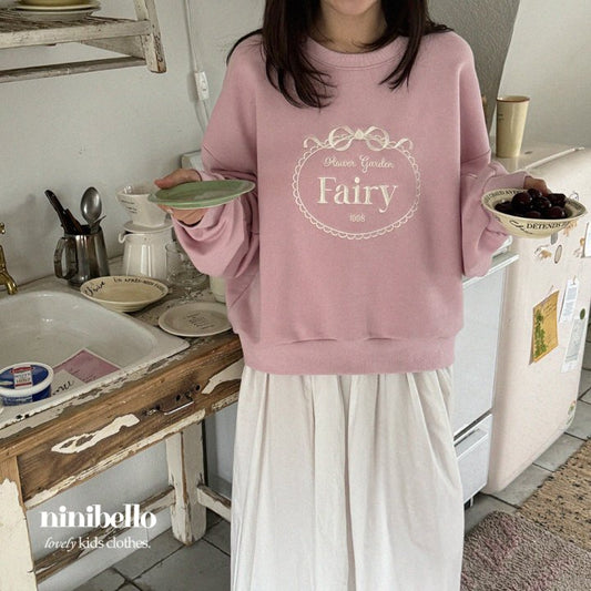 [NNB06] Fairy Embroidery Sweatshirt - Adult