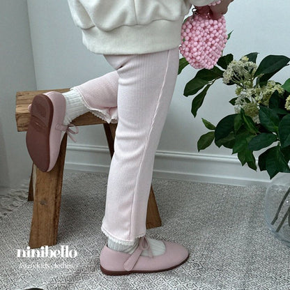 [NNB24] Falling Lace Bootcut Pants