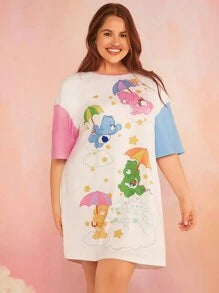 [CBUS105]Care Bears matching one piece tee Adult [截單25/4]