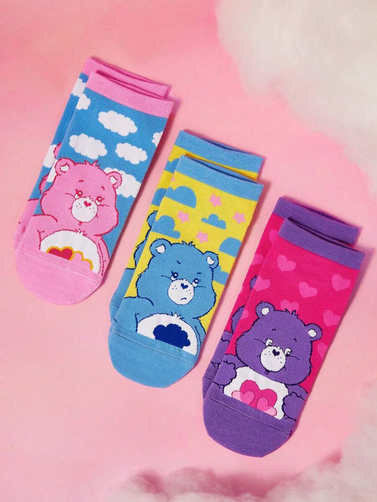 [CBUS140]Care Bears 襪子(1set 3對) 大人