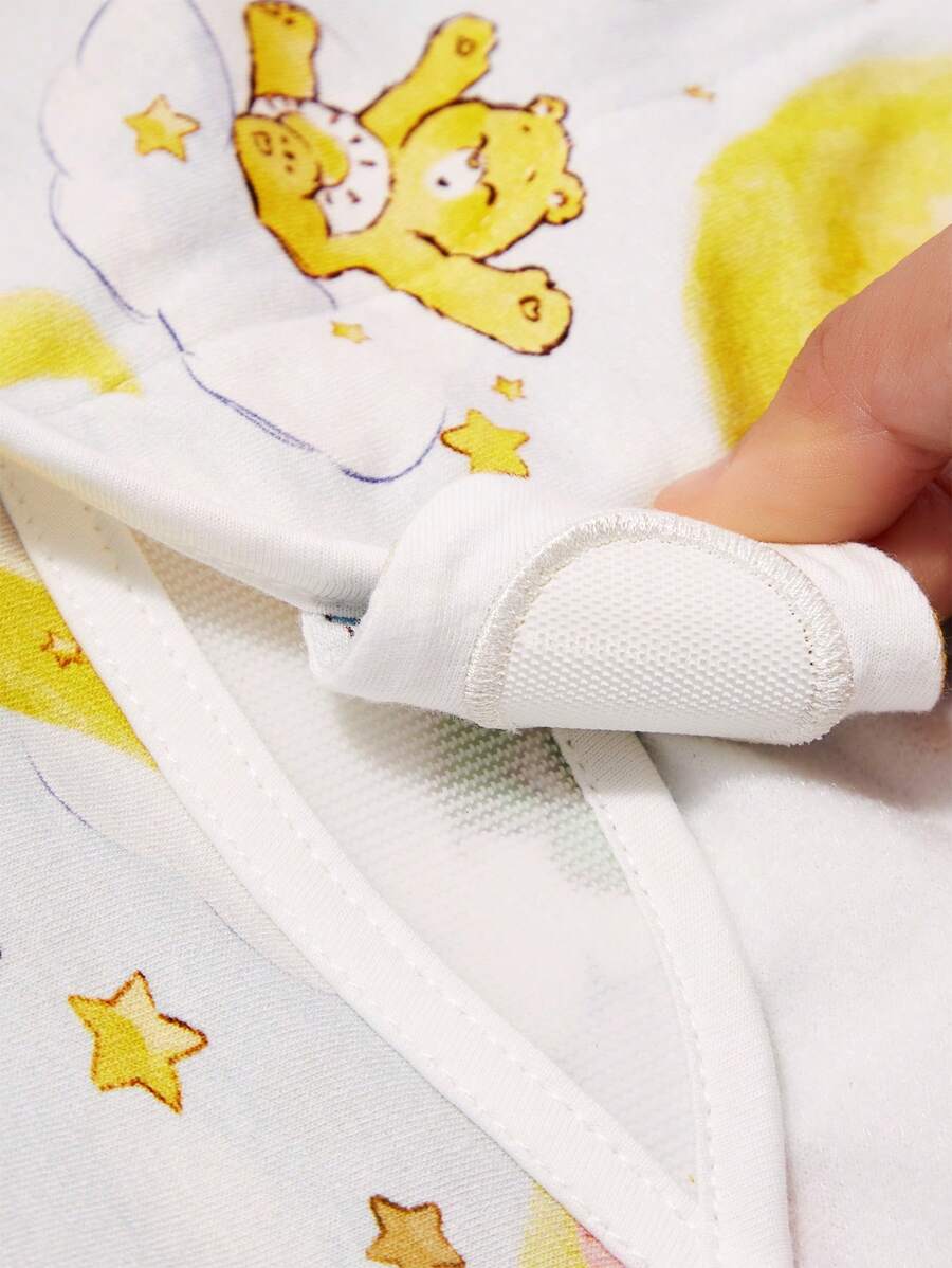 [CBUS149]Care Bears 棉質Swaddle Blanket 0-6m