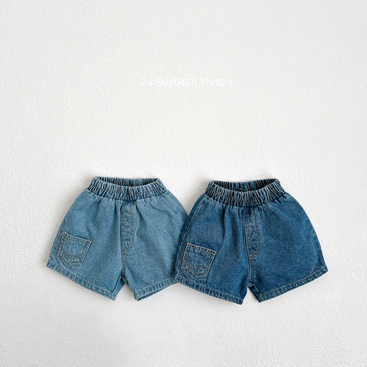 [Vi19] Mini Pocket Jean short Pants