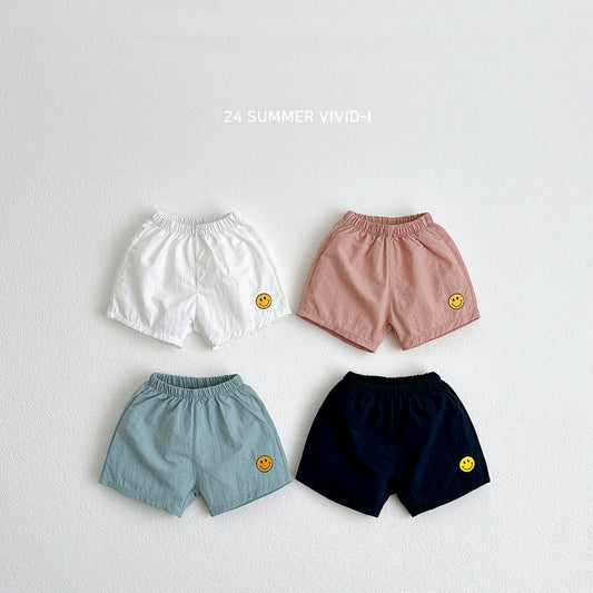 [Vi09] Smile Embroidery Short Pants