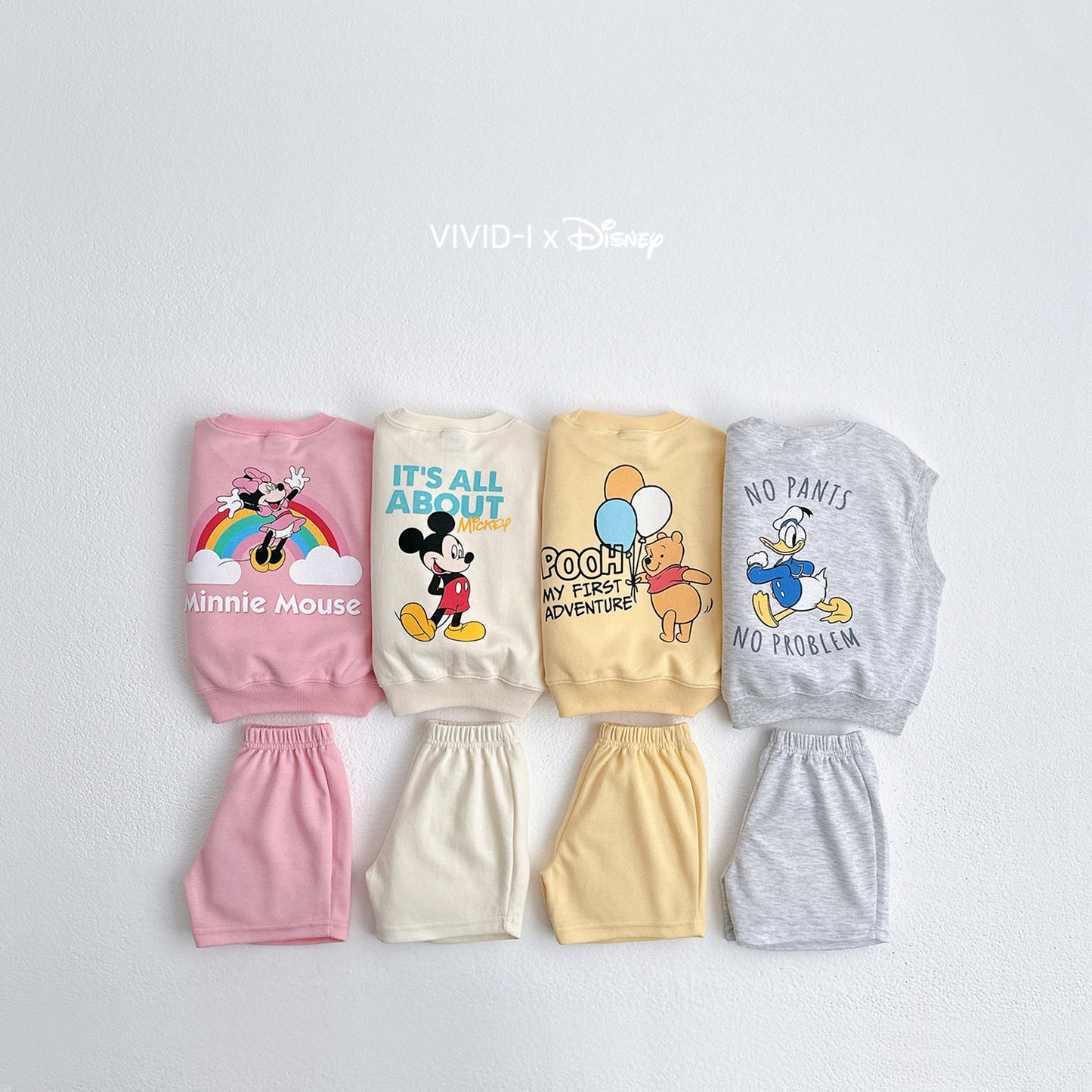 [Vi89] Disney Friends Vest Top and Bottom Set