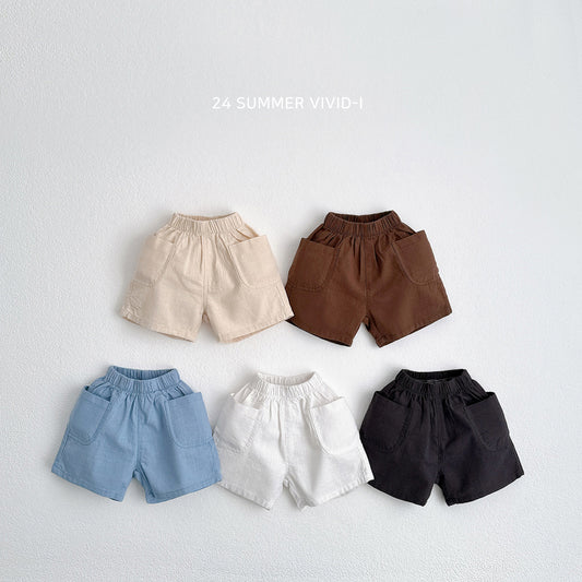 [Vi07] Linen Pocket Short Pants