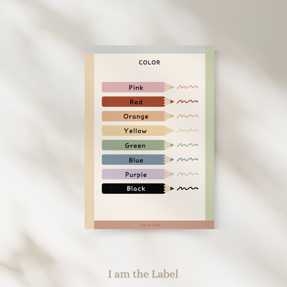 Learning Poster 學習海報 - Colors