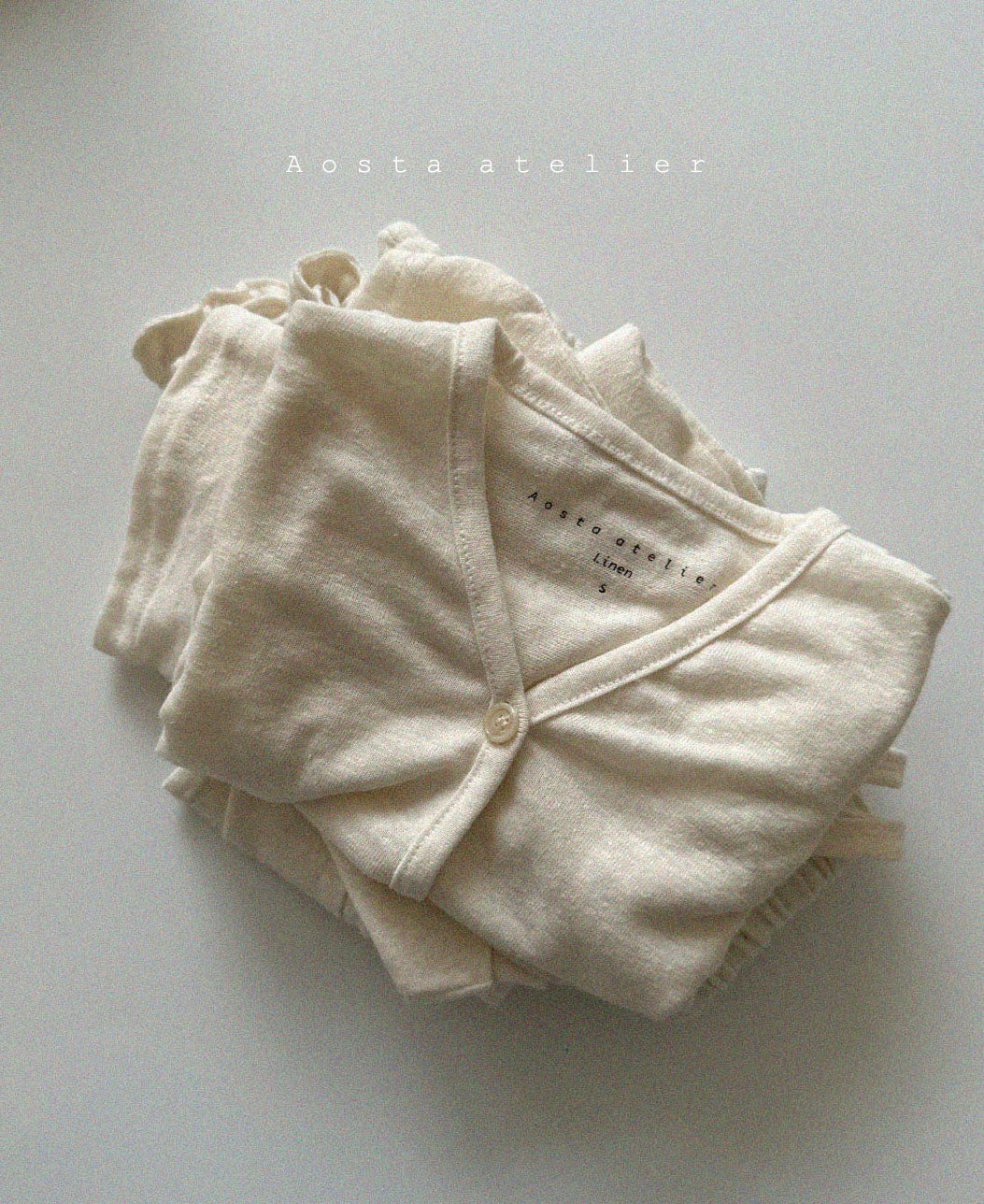 [Aos57] Linen Cardigan