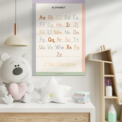 Learning Poster 撕不破防水學習海報 - Alphabet