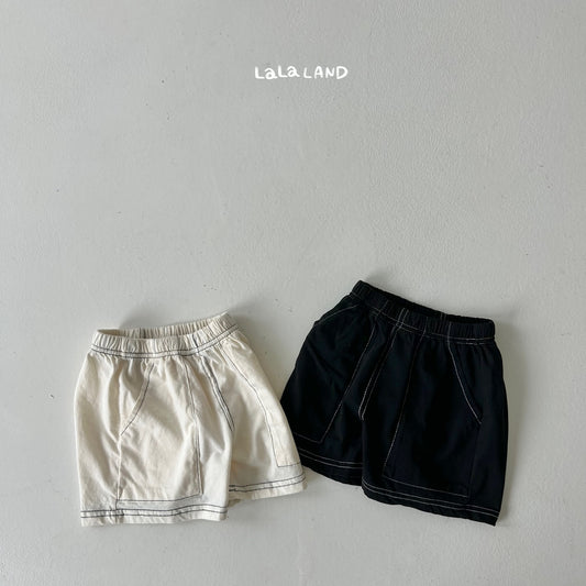 [La38] Stitch Shorts Pants - Kids