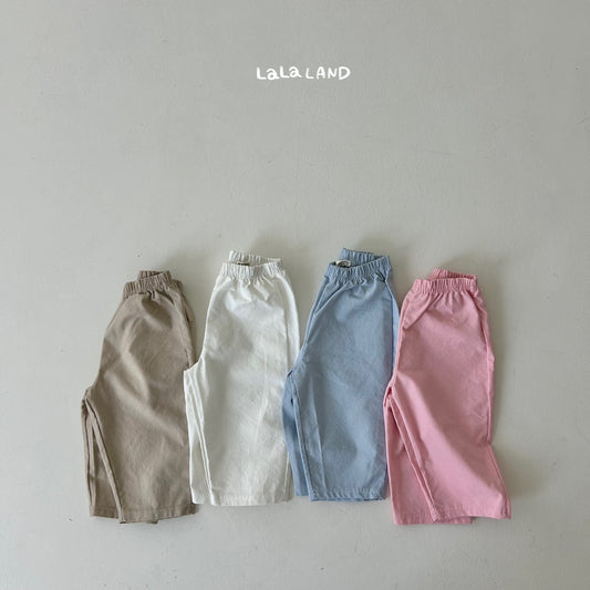 [La58] Cotton Linen Pants - Kids