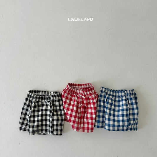[La24] Check Pants - Baby