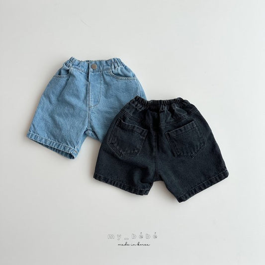 [MY07] basic denim shorts