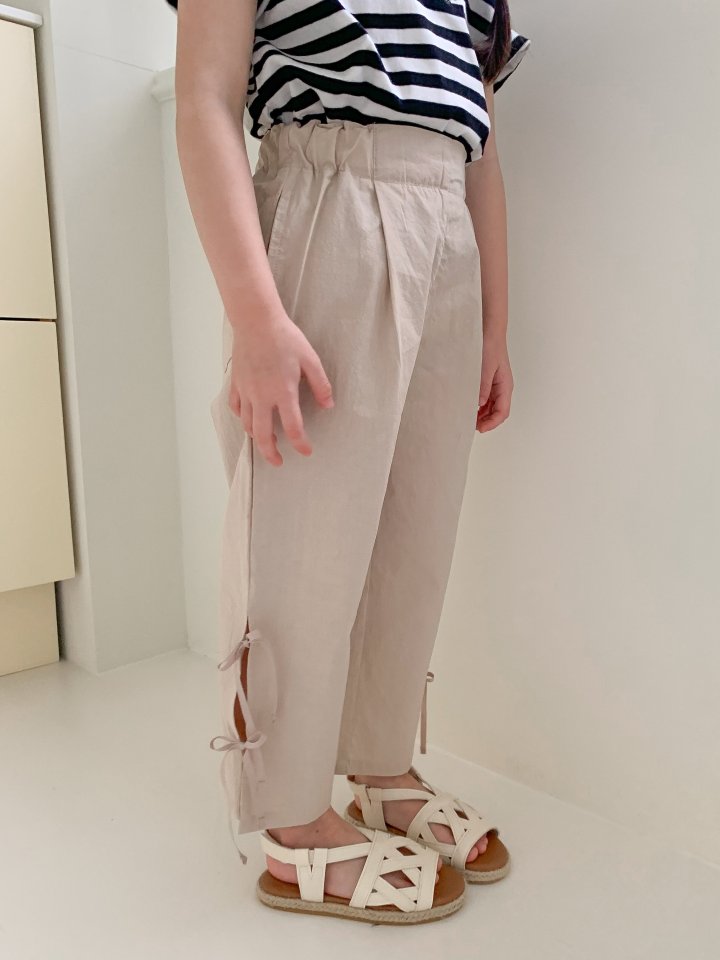 [MOMO14] Slit cotton pants