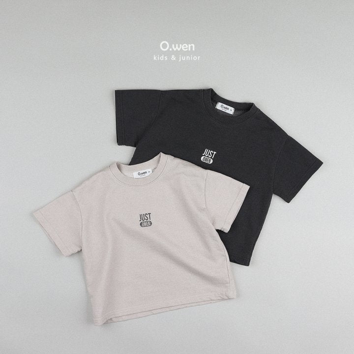 [OW02] Just Pigment Short Sleeve T-shirt