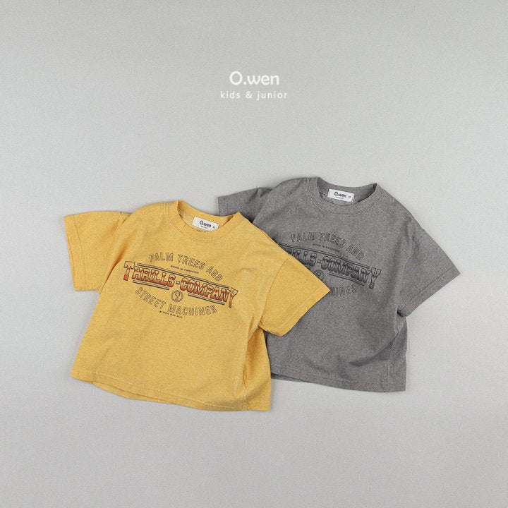 [OW10] Pigmented Vintage Short-sleeved T-shirt
