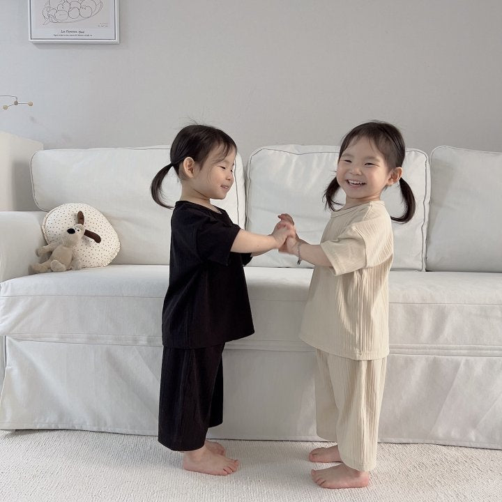 韓國褶皺居家套裝 2/4 號截單