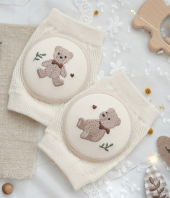Embroidered Knee Pad - Teddy Bear
