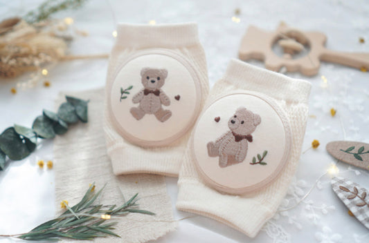 Embroidered Knee Pad - Teddy Bear