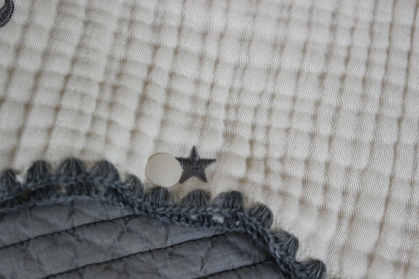 6-layer gauze star and moon embroidery sleeper