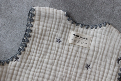 6-layer gauze star and moon embroidery sleeper